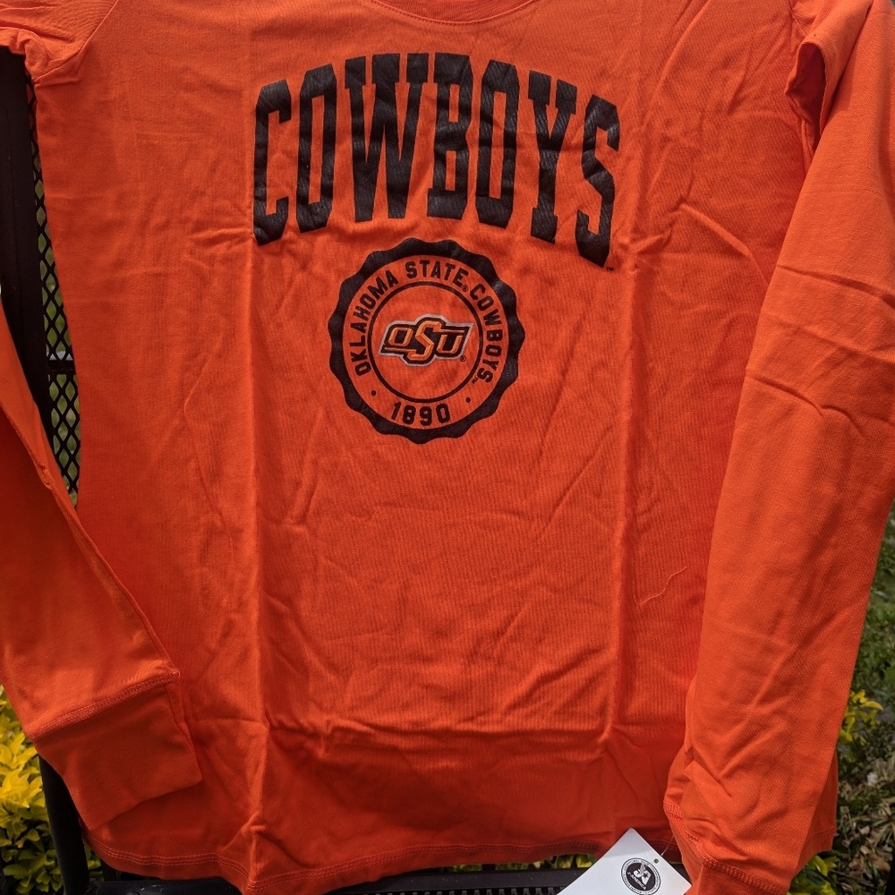 Oklahoma State Womens Long Sleeve T Shirt New